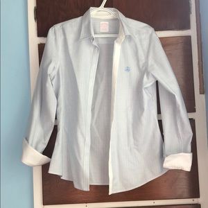 Brooks brothers pinstripe button down